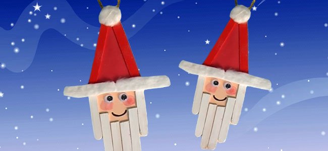 Una manualidad divertida para niños sobre Papá Noel